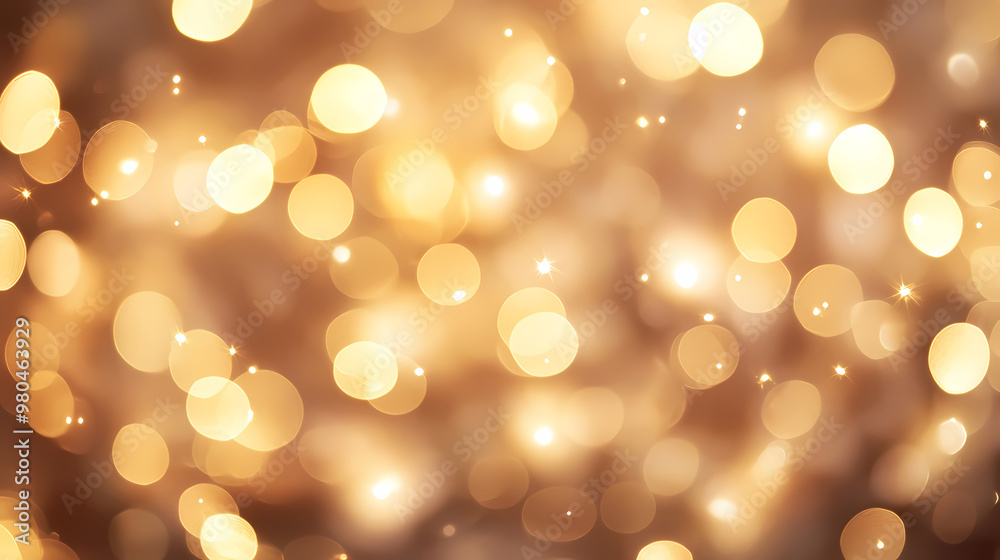 Obraz premium Dreamy background with warm golden light
