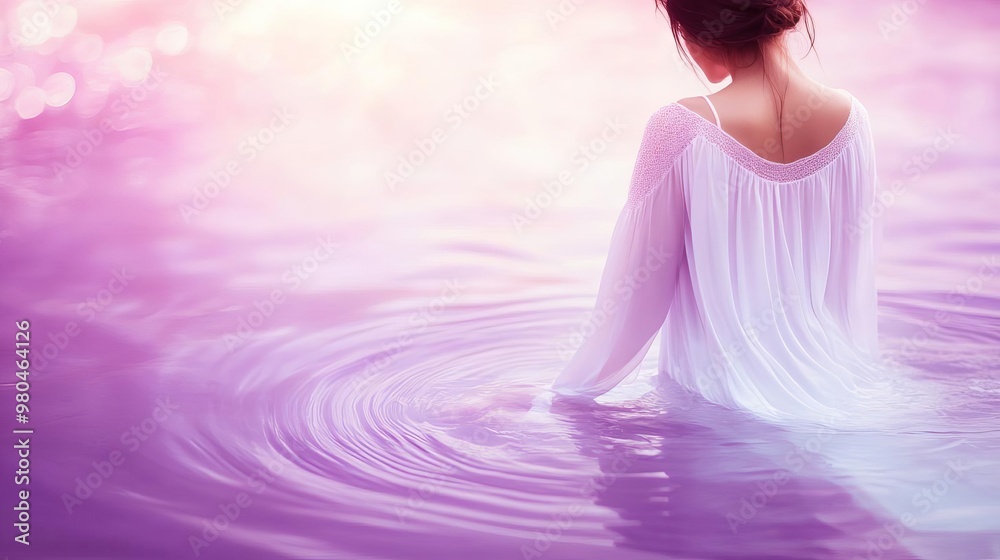 Pisces healer, soft purples, flowing water, ethereal atmosphere, deep compassion Pisces healer, soft purples, flowing water, ethereal atmosphere, deep compassion