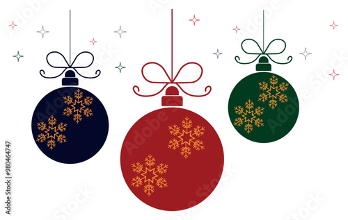 Merry christmas greeting card vector poster, Christmas greeting banner or card