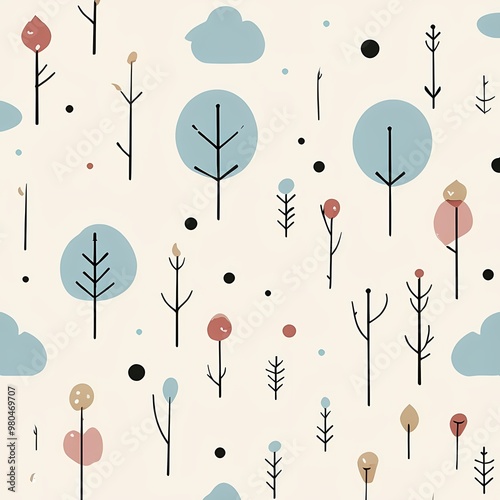 Abstract colorful floral background design
