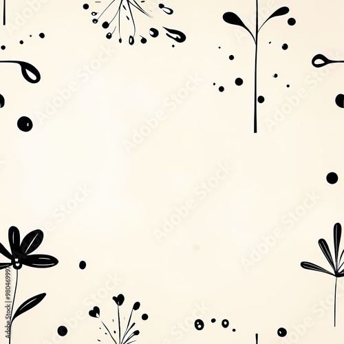 Abstract colorful floral background design