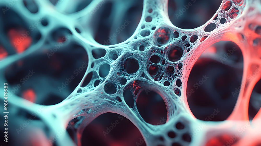 Highly detailed macro image of a color biological texture Highly detailed macro image of a color biological texture