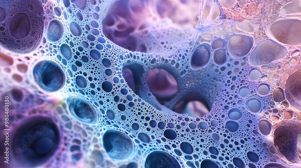 Highly detailed macro image of a color biological texture Highly detailed macro image of a color biological texture