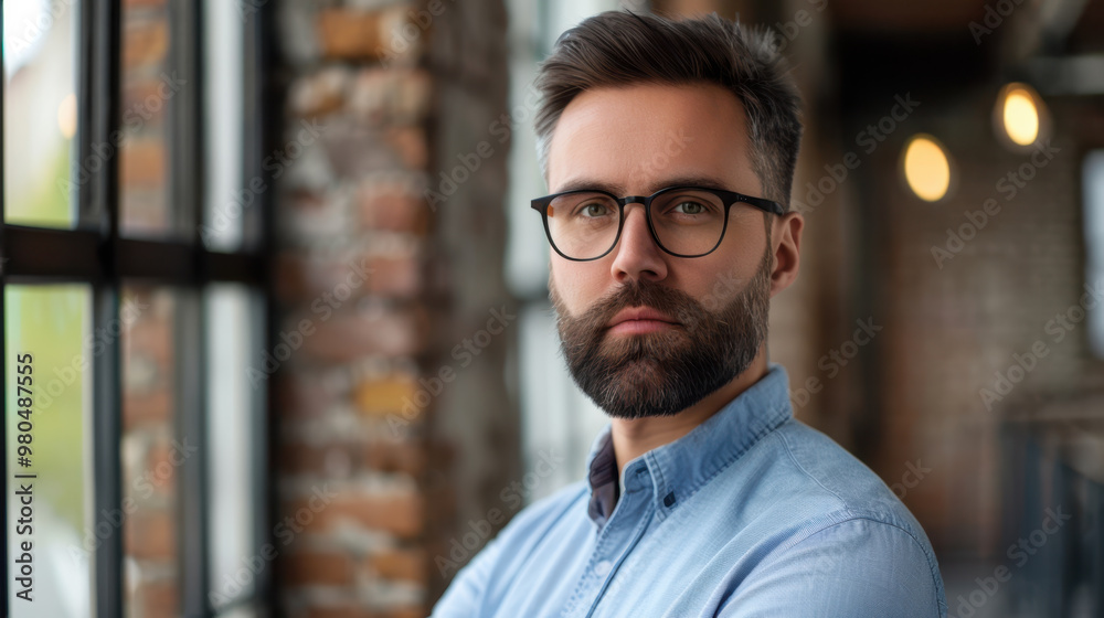 The Thoughtful Bearded Man