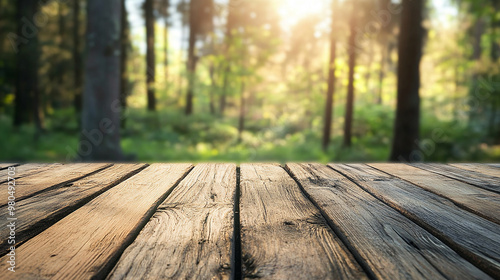 Natural wooden background