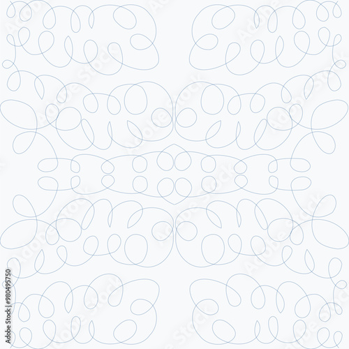 Vector pattern with drawings on a white background.