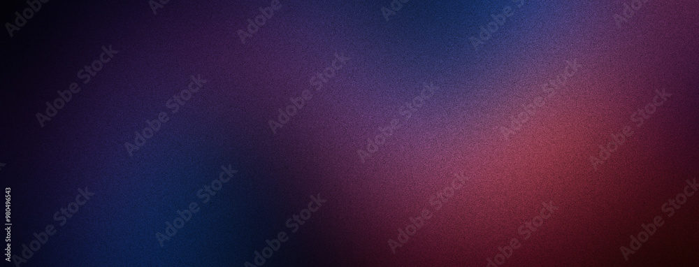 Fototapeta premium Deep Purple Color Gradient Background with a Grainy Texture