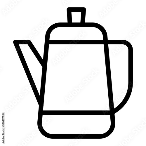 Percolator icon. Vector line icon
