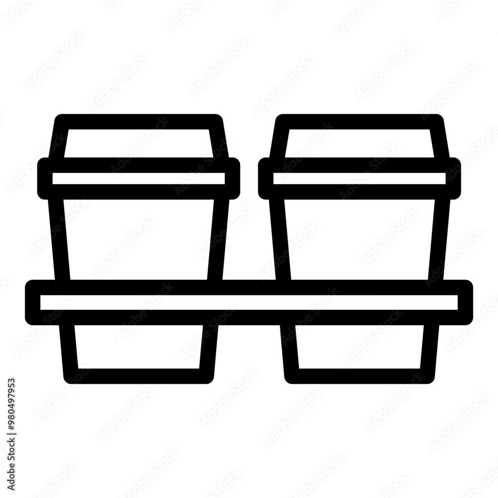 Takeaway icon. Vector line icon Takeaway icon. Vector line icon