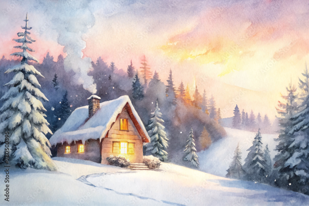 A cabin in the woods with a chimney and a fireplace A cabin in the woods with a chimney and a fireplace
