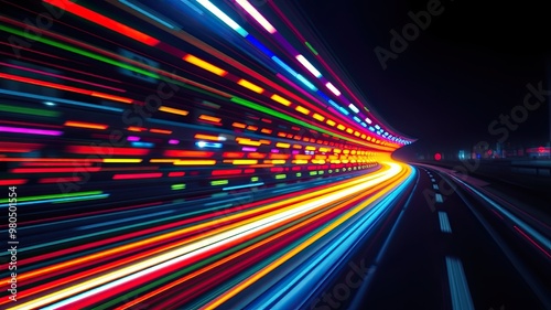Warp Speed, Speed effects background, Speed of Light, A Journey Through Time and Space