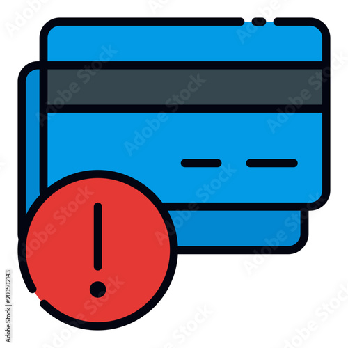 Payment Alert filled line icon