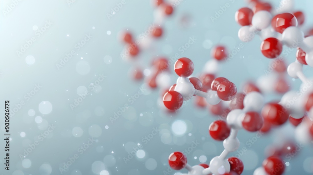 This visual displays a molecular structure characterized by red spheres, illustrating complex chemical bonds in a captivating manner This visual displays a molecular structure characterized by red spheres, illustrating complex chemical bonds in a captivating manner