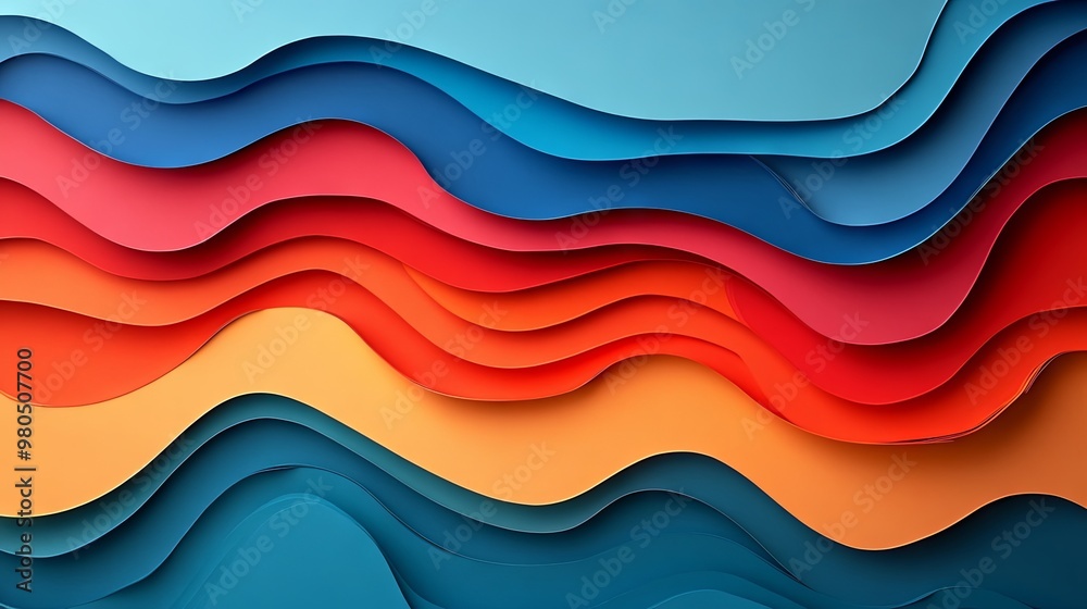Abstract paper cutout with an empty area for text Abstract paper cutout with an empty area for text