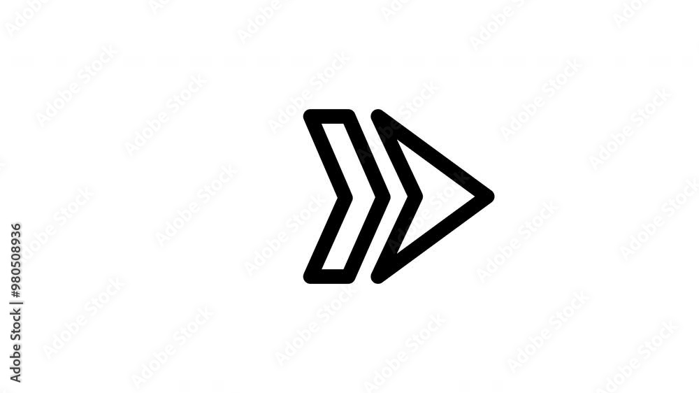 Animated right line icon on transparent background, arrow animation, 4k video motion graphic with alpha channel, use for web design, mobile apps, ui design Animated right line icon on transparent background, arrow animation, 4k video motion graphic with alpha channel, use for web design, mobile apps, ui design