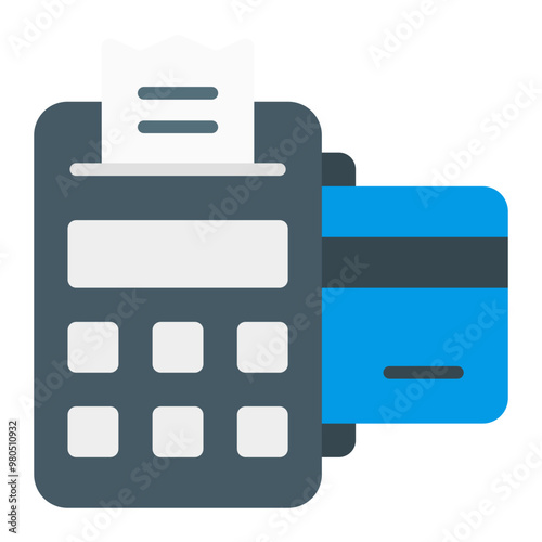POS System flat icon