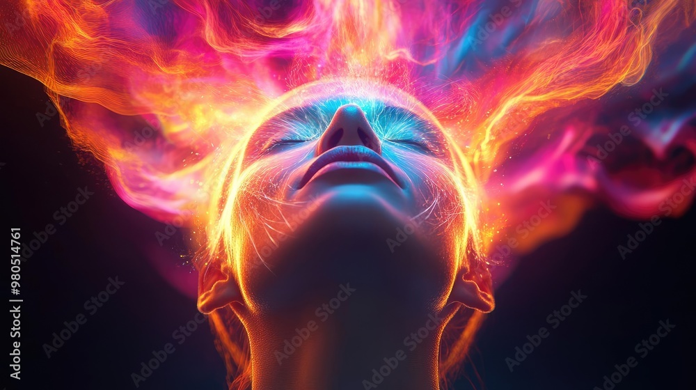 Abstract representation of memories being reprocessed during EMDR, light fragments integrating into a cohesive whole, a journey of healing and clarity