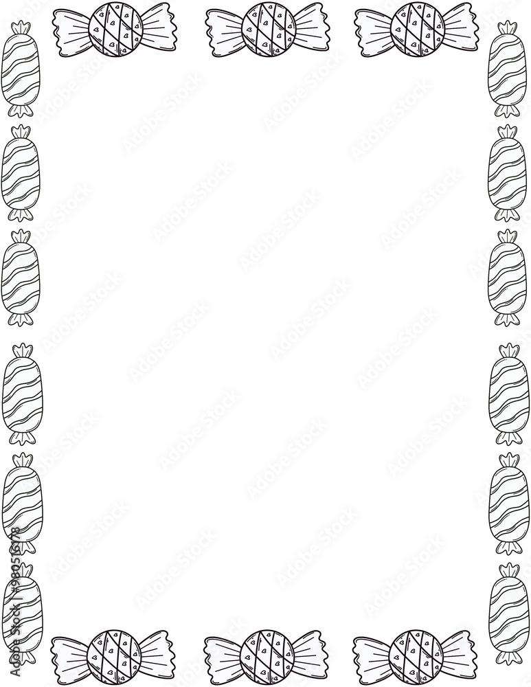 Border frame halloween Border frame halloween