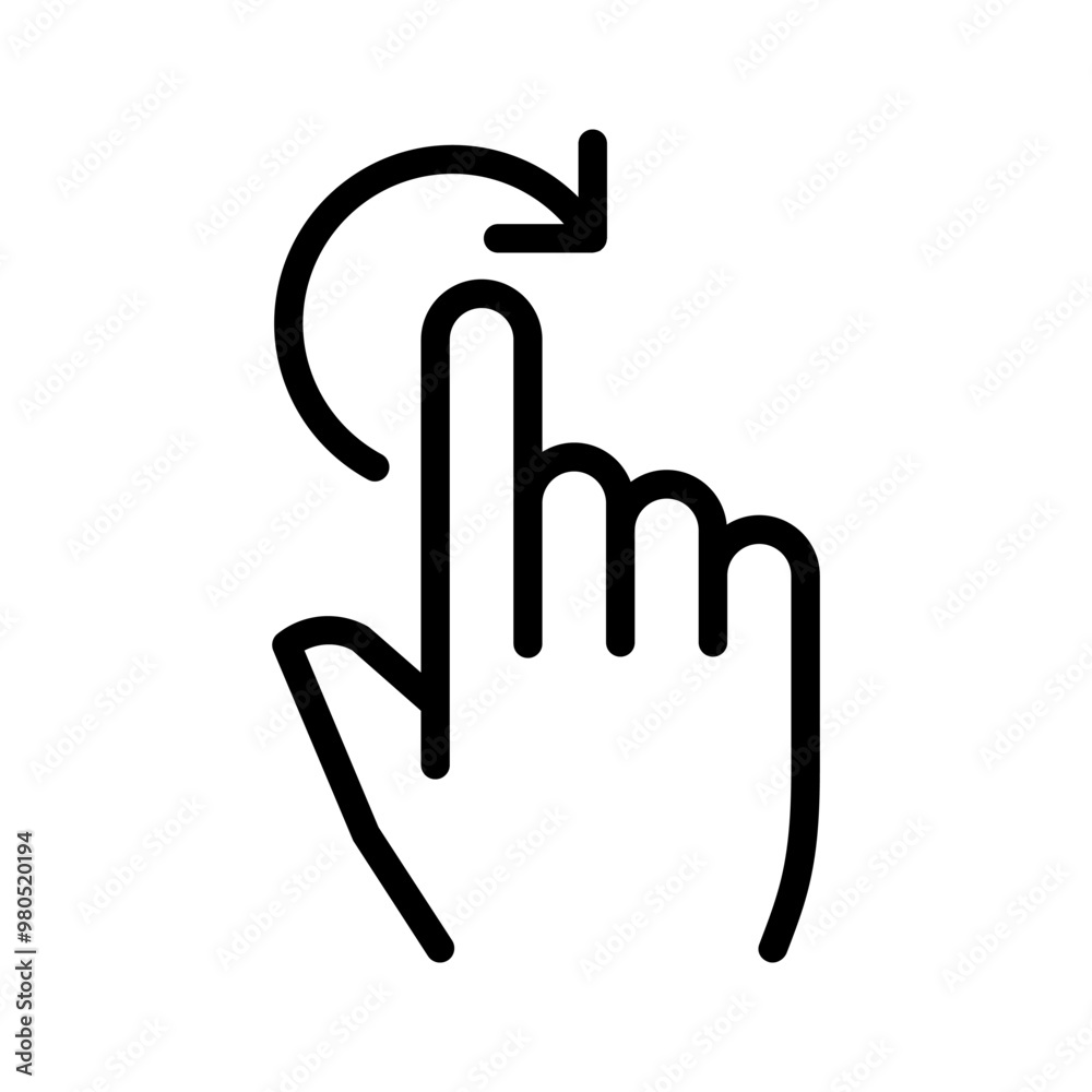 Obraz premium Rotate icon