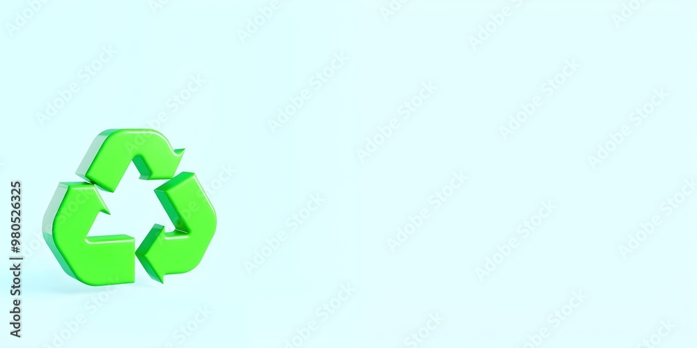 Fototapeta premium Recycling Icon: Sustainable Practices
