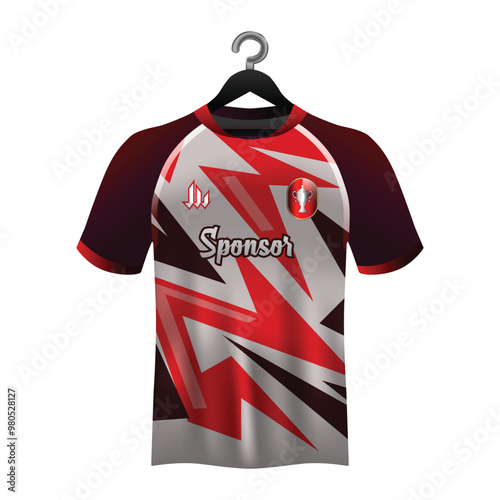 Sport jersey sublimation mockup t shirt template