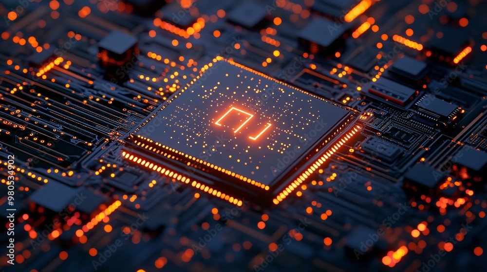 Intricate Abstract Circuit Board Intricate Abstract Circuit Board