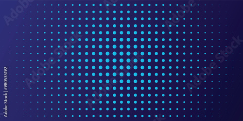 Abstract blue glowing geometric lines on dark blue background. Modern shiny blue circle lines pattern. Futuristic technology concept. Suit for cover poster banner brochure header website