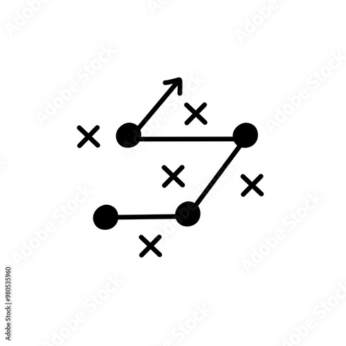 strategy line icon