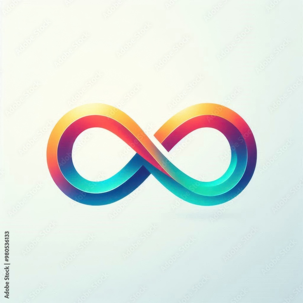 colorful infinity icon colorful infinity icon