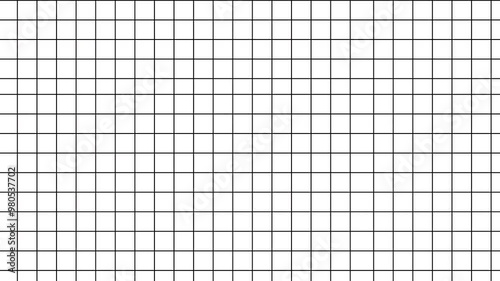 Abstract black grid. Computer generated 3d render