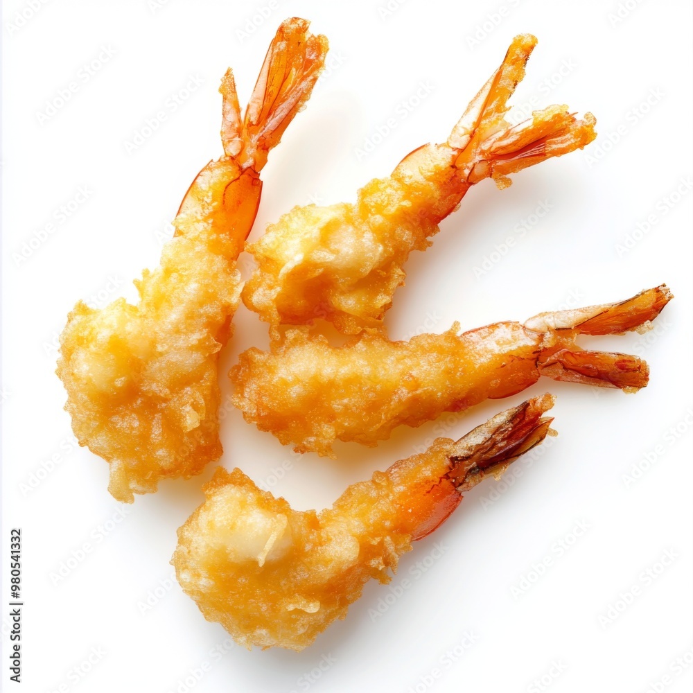 tempura prawns flay lay tempura prawns flay lay