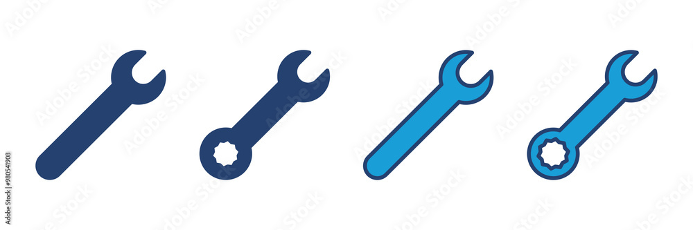 Wrench icon vector. repair icon vector. tools icon vector Wrench icon vector. repair icon vector. tools icon vector