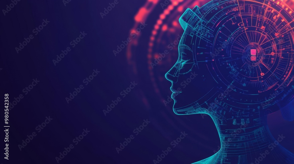 AI-driven horoscope, compatibility chart, futuristic holograms AI-driven horoscope, compatibility chart, futuristic holograms