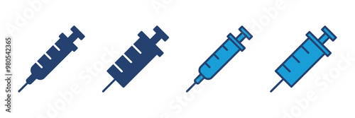 Syringe icon vector. injection icon vector.