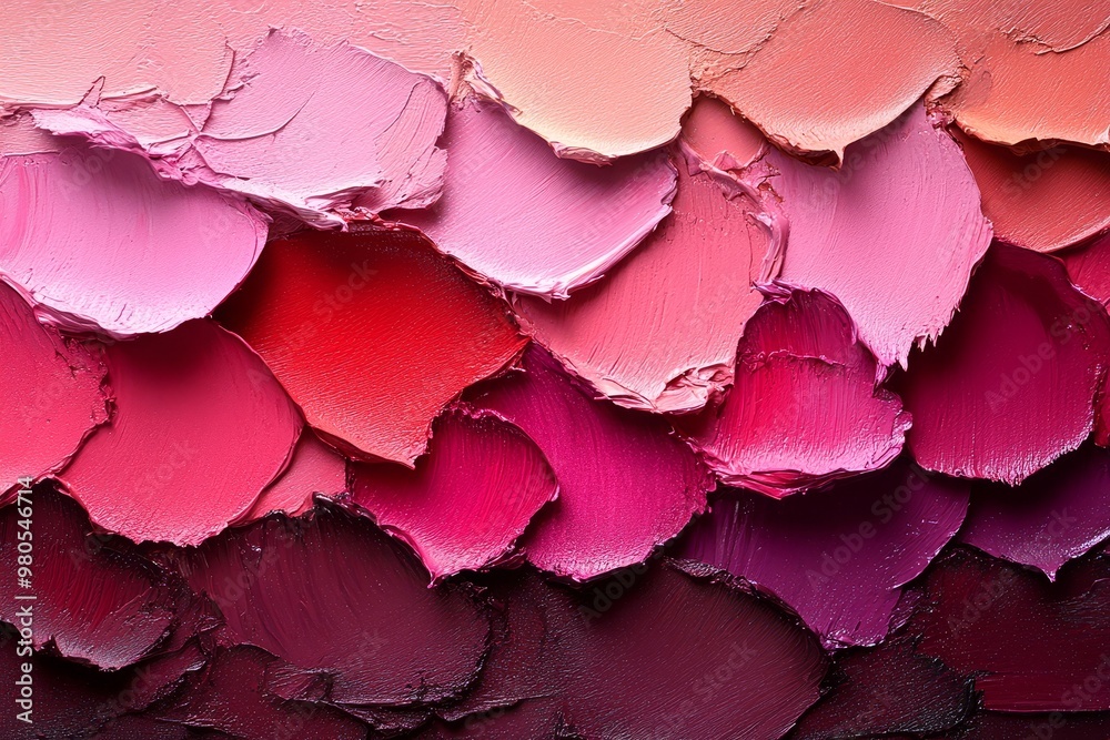 Abstract Pink Red and Purple Lipstick Swatch Palette Abstract Pink Red and Purple Lipstick Swatch Palette