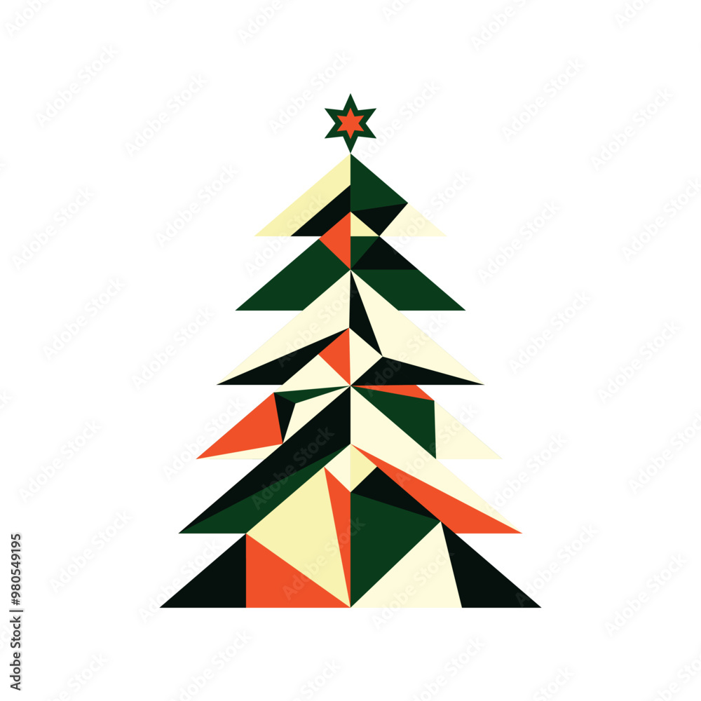 Geometric Christmas Tree