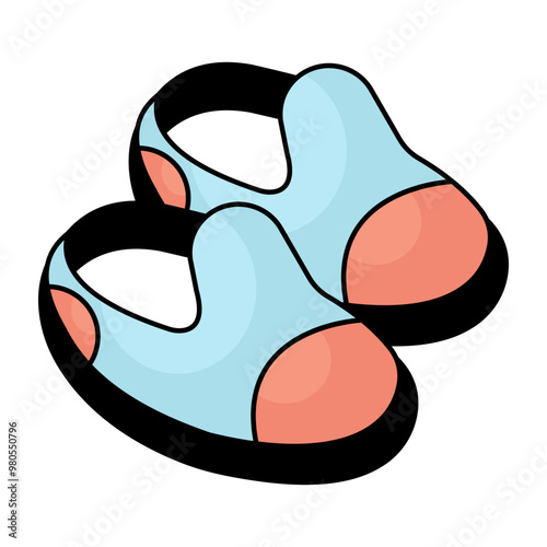 Creative design icon of shoes