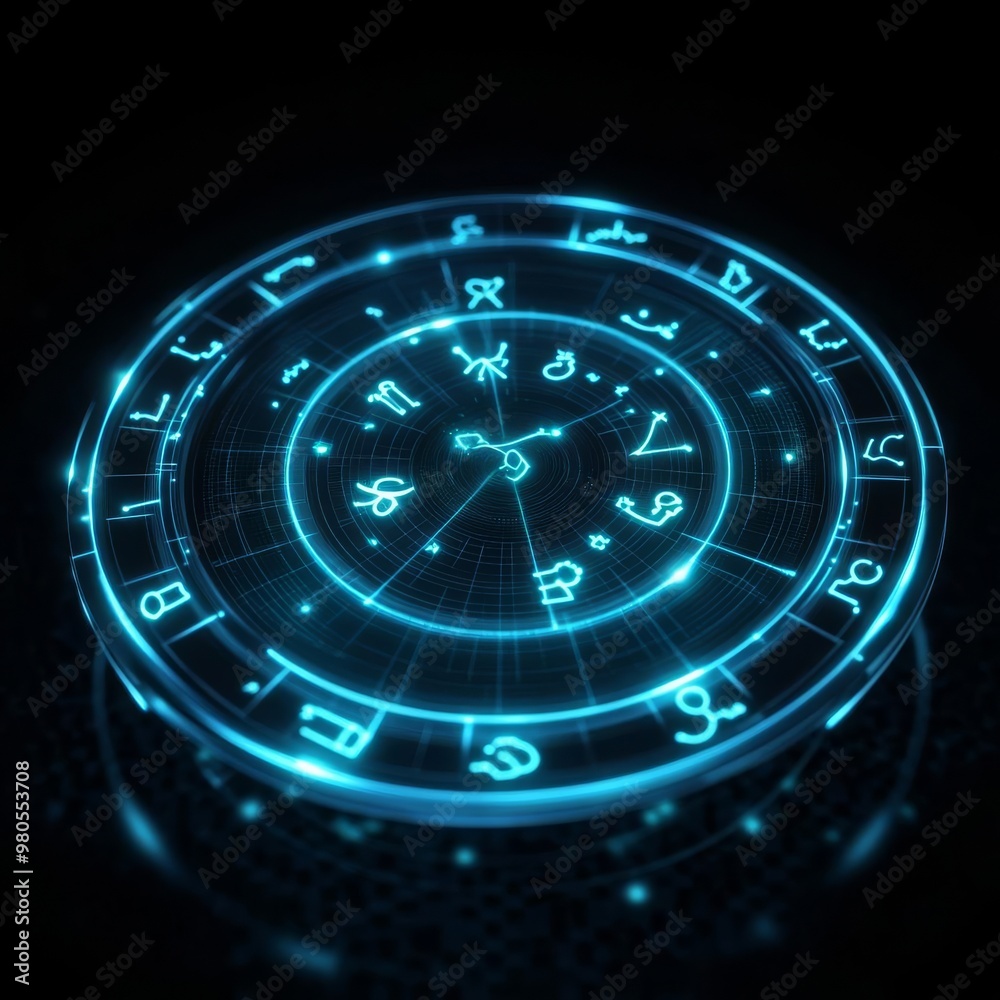 Zodiac match, holographic signs, digital glow Zodiac match, holographic signs, digital glow