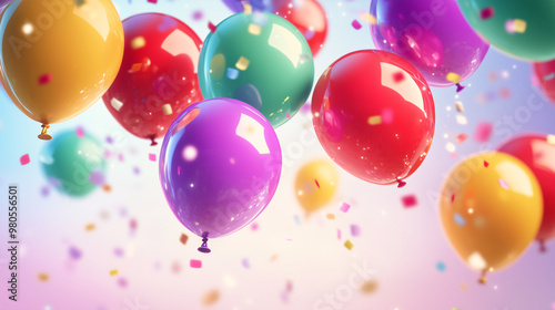 Colorful balloons celebrate every good moment