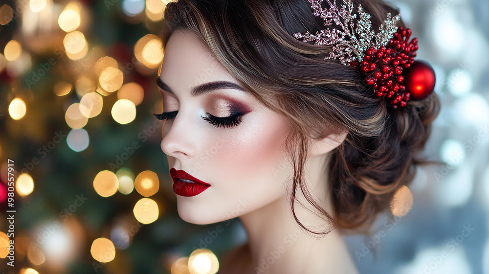 christmsa hairstyle holiday makeup christmsa hairstyle holiday makeup