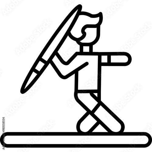 Javelin Throw Icon