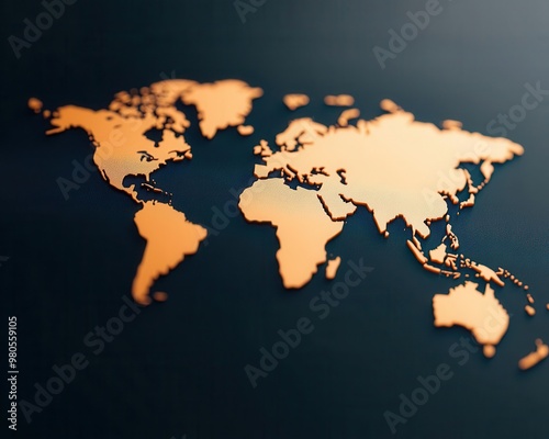 Digital portfolio dashboard with real-time global financial data, world map in the background, investment monitoring, global financial analysis