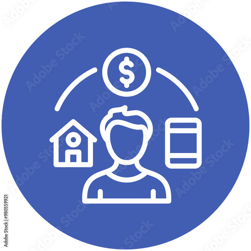 Expectation vector icon illustration of Lifestyles iconset.