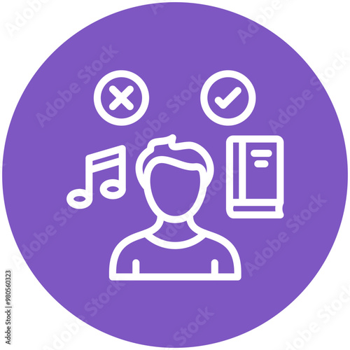 Alternative Lifestyle vector icon illustration of Lifestyles iconset.