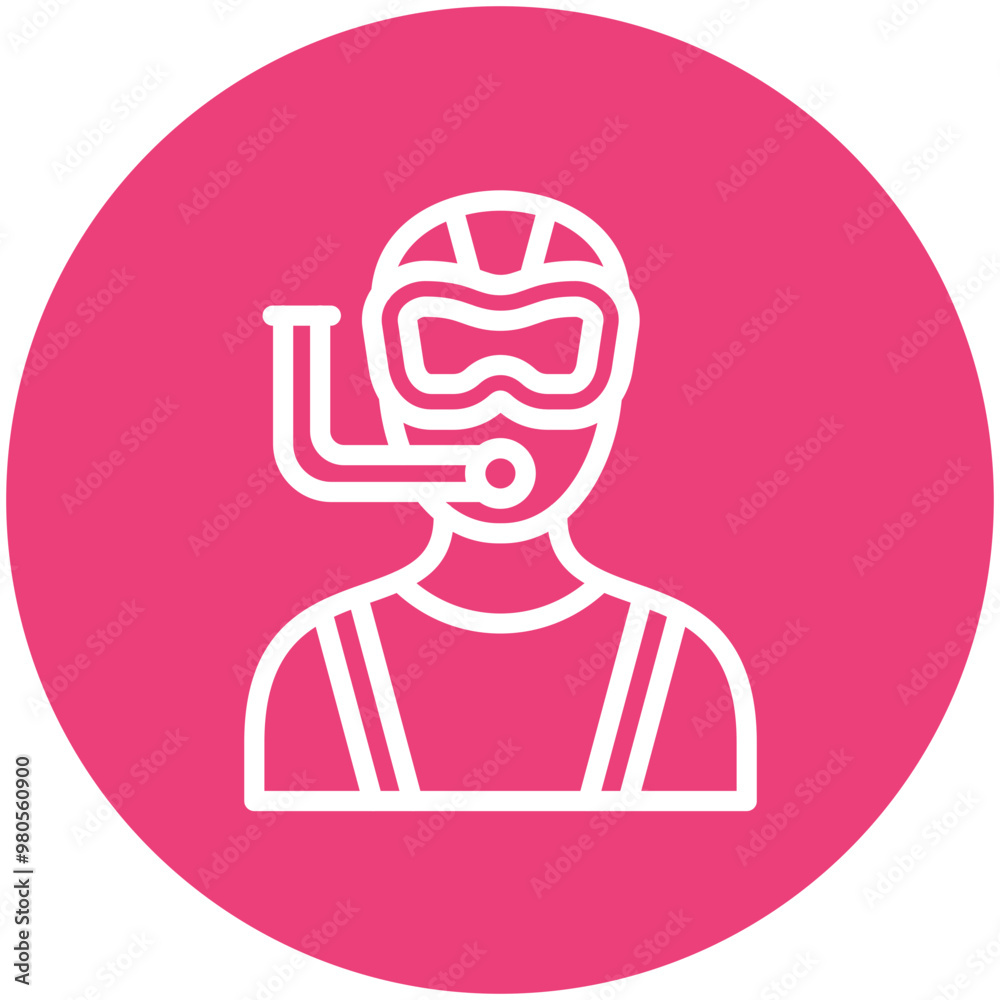Diver Male vector icon illustration of Vacation and Tourism iconset. Diver Male vector icon illustration of Vacation and Tourism iconset.
