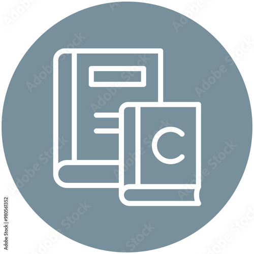 Plagiarism vector icon illustration of Literature iconset.