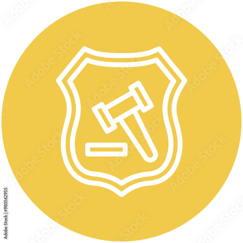 Civil Rights vector icon illustration of Protesting and Civil Disobedience iconset.
