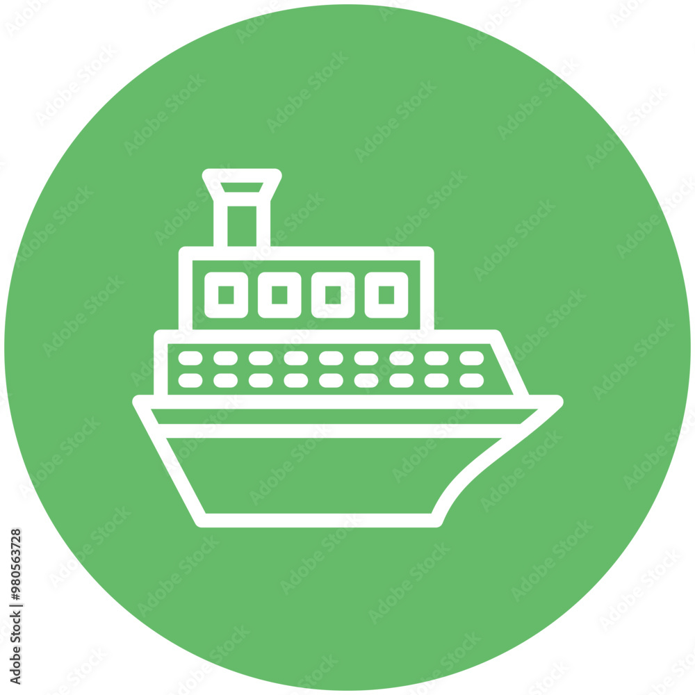 Cruise vector icon illustration of Vacation Planning iconset. Cruise vector icon illustration of Vacation Planning iconset.
