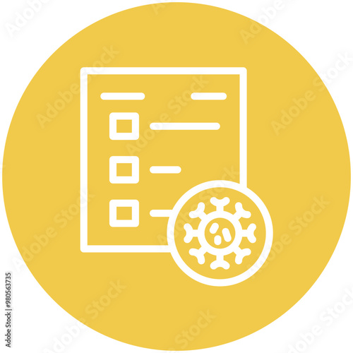 Covid Regulations vector icon illustration of Vacation Planning iconset.