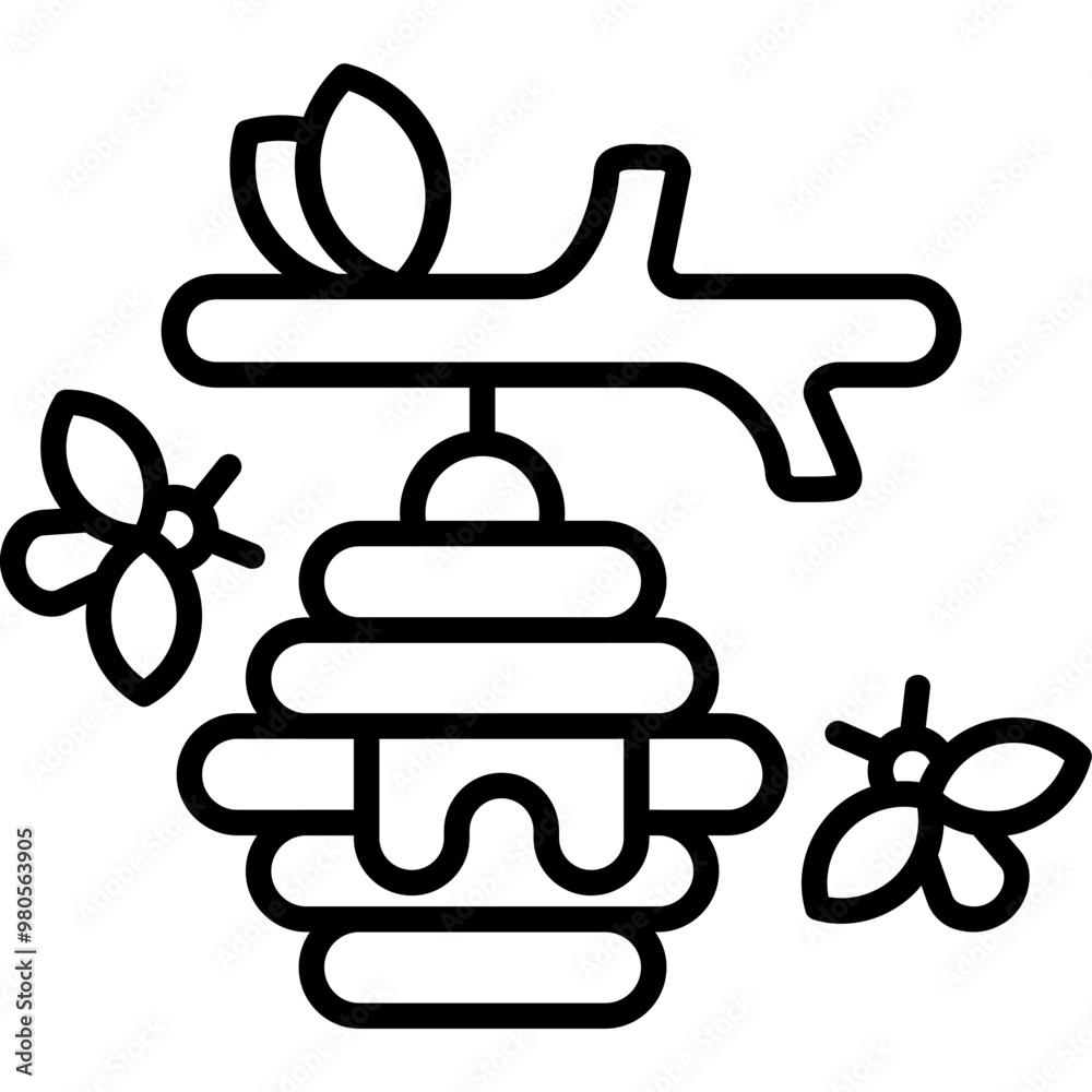 Obraz premium Beehive Icon